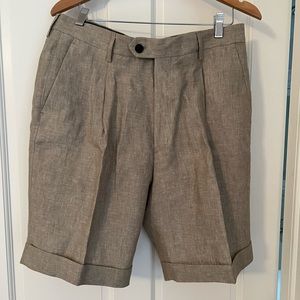 Todd Snyder Linen Men’s Size 34 shorts. New with tags. Khaki.